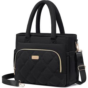 Artelaris Lunch Bag Women, Adult Insulated Lunch Box, Leakproof Lunch Cooler Bag, Reusable Large Lunch Cooler for Work, Picnic, Travel (Black)