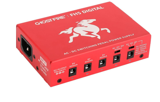 Ghost FIRE Pedal Power Supply Isolated with Independent Short-Circuit Protection (FH5-DIGITAL)