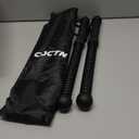 Weighted Ropeless Battle Ropes, Heavy Duty Portable Cordless Battle Ropes for Home Gym with Poster, Workout Exercise Rope for Strength Building, HIIT and Low-Impact Aerobic Training for Men & Women (1.61lb-Black)