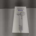 High-Speed Ionic Hair Dryer:3Min Fast Dry with Brushless Motor - Quiet, Mini Portable Hair Dryer Hair Care with Diffuser for Curly Hair Salon Home Travel for Women/Men/Baby/Pet (White)