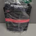 Smell Proof Shoe Bags for Travel-Soccer Cleat Bag Smell Proof with Active Carbon Fabric | Odor-Absorbing Water-Resistant Track Shoe bags for Sports (Black & Pink, UP TO US11)