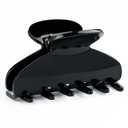 MAORULU Medium Cute Acetate Hair Claw Clip for Women Girls, 3 Inch Elegant Black Claw Clips for Thin & Medium Thick Hair, Durable French Banana Clipwith Gift Box, Celluloid Accessories