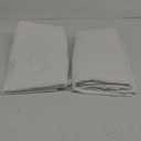 Linen White Curtains 120 inch Extra Long for Living Room Back Tab Light Filtering Semi Sheer Drapes Modern Farmhouse Coastal Decor Off White Cotton Curtain for Floor to Ceiling Window 10 FT