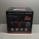 WIPPRO Diesel Heater 8KW,12V/24V/110V 8L Diesel Air Heater with LCD Switch, Remote Control, for Campers, Car, RV Truck, Boat, Campervans, Caravans (White)