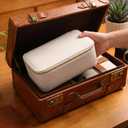 Travel Jewelry Case Travel Jewelry Organizer with 12 Clear Velvet JewelryPouch JewelryBox Organizer for Women Girl Necklace Rings Earrings Bags Wedding Gifts Sorting Storage