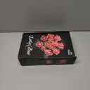 Pink Rose Bouquet Building Set for Girls & Boys - 12 Pack Botanical Collection Gift for Easter Basket Artificial Flowers Botanical Collection Centerpiece Retro Decor