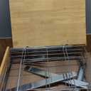 OCG Pull Out Cabinet Organizer 20" W x 21" D, 2 Tier Slide Out Shelf, Heavy-Duty Pull Out Drawer for Cabinets, Base Cabinet Organization for Kitchen, Pantry, Bathroom