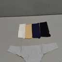 voenxe Seamless Women Underwear Thongs,No Show Ladies Thong,No Line Workout Breathable Comfortable Panties,Soft Undies,5-Pack, XS