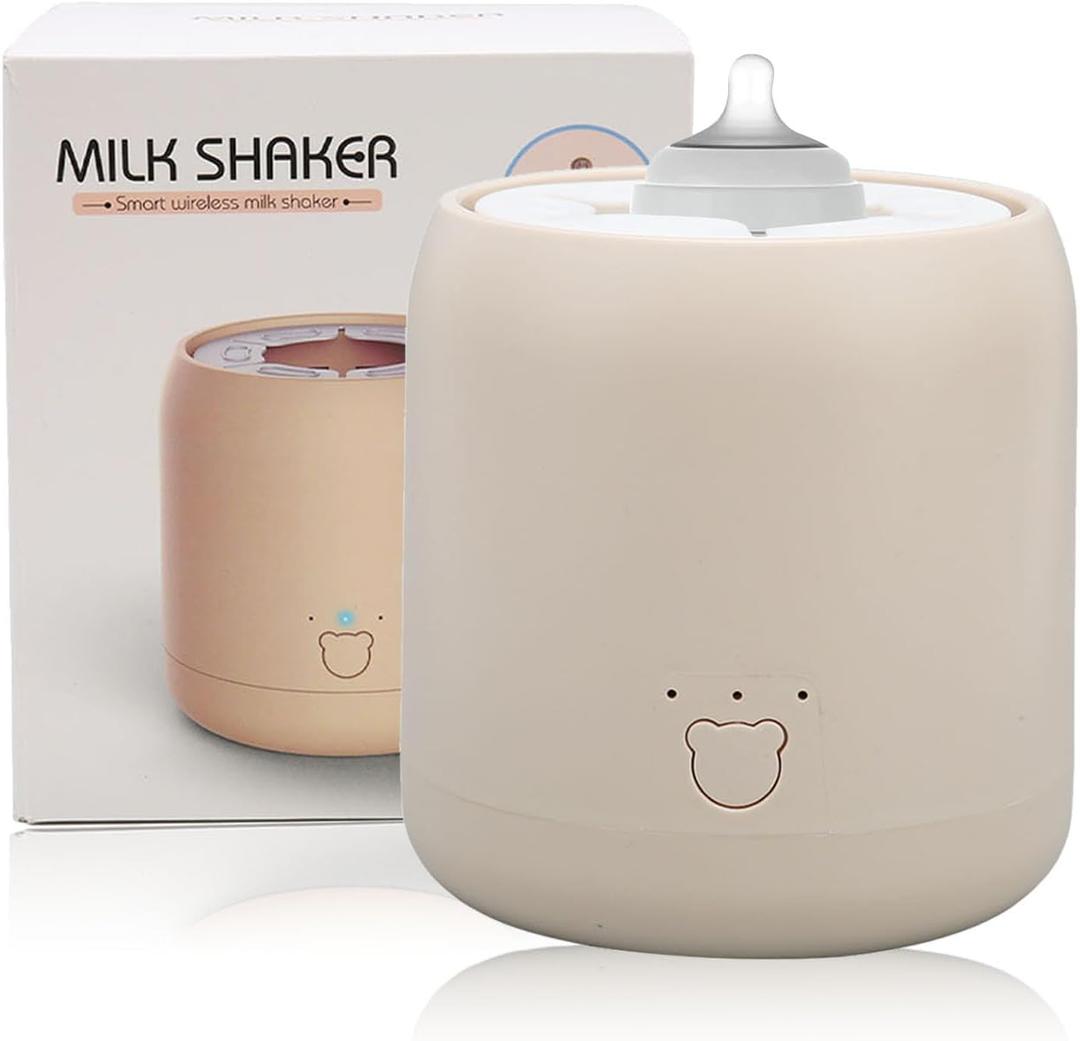 Infant Bottle Mixer, Electric Automatic Infant Bottle Shaker, USB Charging Baby Milk Bottle Shaker, Hands Prevent Bloating Infant Bottle Mixer for Outdoor Indoor Travel