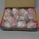 Raymond Geddes Lots O Mesh Balls - 12 Colorful Squeeze Balls Per Pack - Squish N Squeeze Stress Ball Filled with Multicolor Orbs