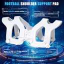Football Shoulder Pads，Youth Football Pads，Football 丨Hockey &Lacrosse，Under Shoulder Pad Protection (Adult Size)