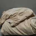 H.VERSAILTEX Real Velvet Plush 3 Piece Stretch Sofa Covers Couch Covers for 2 Cushion Couch Loveseat Covers Width Up to 72 Inch Feature Thick Soft Stay in Place (Medium Sofa, Ivory)