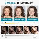 InnoGear Video Conference Light, On-Camera Video Lights for Monitor Desk LED Streaming Lighting with Remote and Touch Control Selfie Zoom Lighting for Computer Webcam Laptop Podcast, Recording