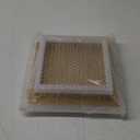 Modern LED Ceiling Lights, Gold Kitchen Ceiling Light, 32W Cool White 6000K Acrylic LED Hallway Ceiling Light Fixtures, Flush Mount Ceiling Lights for Bedroom Dining Room Kitchen Bathroom(Gold) (1 PACK)