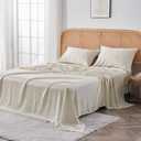 Sijo AiryWeight Tencel Sheet Set, 100% Lyocell Derived from Eucalyptus, Buttery Soft, Architectural Digest 2022 Best Cooling Sheets Winner - 4pc - 2 Pillowcases 1 Fitted 1 Top (Fog, King)