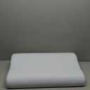 Anvo Memory Foam Pillow, Neck Contour Cervical Orthopedic Bed Pillow for Sleeping Side Back Stomach Sleeper, Ergonomic Design for Neck and Shoulder Pain Relief, Blue White, Soft (Soft - Standard (24 x 13.4 x 4.7 inches))