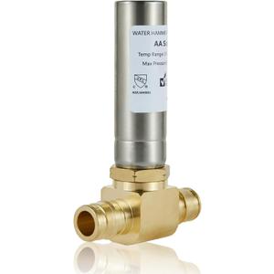Water Hammer Arrestor,1/2Inch Stainless Steel Tee Water Arrestor,Pex-A Expansion Connection(1PACK,Stainless Steel Arrestor)(HAMMER009)