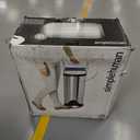 simplehuman 40 Liter / 10.6 Gallon Dual Compartment Butterfly Lid Kitchen Recycling Step Trash Can, Brushed Stainless Steel