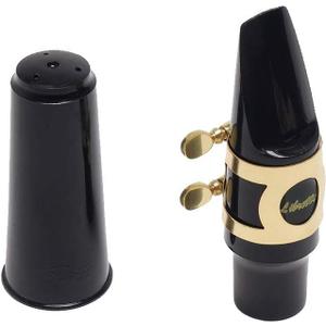 Libretto Tenor Saxophone Mouthpiece Kit, Giftable Standard Mouthpiece Set: ABS 5C Mouthpiece, Plastic Cap, Gold Lacquered Ligature. Finely Designed for Beginners and Intermediates