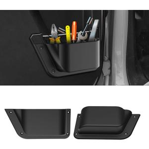 Rear Door Storage Pockets Side Organizer Box Compatible for Ford Bronco 4-Door 2021-2025, Door Cup Holders, Interior Storage Expansion, 2 PCS
