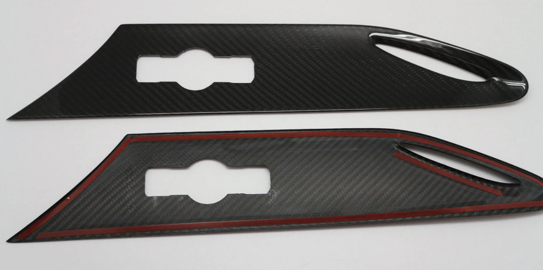 Anti-Slip No Drilling Aluminum Brake and Gas Accelerator Pedal Pad Cover For 2009-2023 Dodge Challenger Charger Chrysler 300 Foot Pedal Pads Kit 2PCS (Red)