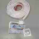 118" TV Cord Hider for Wall Mounted TV, Selfadhesive Wall Cable Hider for 2-3 Cords, Flexible Silicone White Cord Covers Wire Hiders for Cords on Wall,Babyproof Cable Concealer Racewasy Management