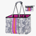 QOGiR Neoprene Multipurpose Beach Bag Tote with Inner Zipper Pocket
