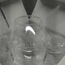 Stemless Liquor Glasses Set of 4, 18 Ounces Red & White Liquor Glasses for Party, Lead-free, Ideal Liquor Accessories Gift (Clear)