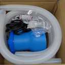 300 GPH ETL Certified Pool Filter Pump for Small Above Ground Pool | Pool Cartridge Filter Pump System with GFCI, Safety & Reliable Water Circulation Pumps - Rapidly Capture Debris - Dark Blue