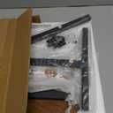 Plant Stand Indoor 4 Tier 5 Potted Multiple Flower Pot Holder for Patio Garden Balcony Living Room Corner (4 Tier Black+Rustic Brown)