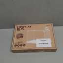 ROBOTIME Acrylic Display Case for Miniature House Building Sets, Clear Dust Cover Dsplay Case for Collectibles Display, Storage Bins with Reserved Wiring Port(10.3x7.2x8.0 inch)