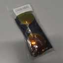 Retro Round Clip On Nose glasses Matrix Morpheus Movie rimless sunglasses men (Silver)