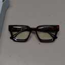 livho Oversized up to 99% Blue Light Blocking Glasses for Woman - Rectangle Fashion Glasses for Computer, Chic Preppy Frame