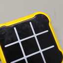 Tic Tac Toe Game, 3-in-1 Game Machine, Handheld Electronic Puzzle Games, Portable Travel Game for Trip, Office Break, Queue Time, Birthday Gift for Kids Adult (Yellow)