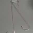 12" Clear Wreath-Hanger Non Scratch Over The Door Hooks,2 Pack Easter Halloween Christmas Decoration Welcome Sign for Front Doors Dcor Inside Outside,Slim Hangers Organizer for Home