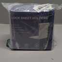 Bed Sheet Holders for Corners - 8Pcs USA Patented Heavy Duty Fitted Bedlock Sheet Holders Keep Sheets Firm & Tight,Secure All Mattress Edges and Corners,No Loose Sheets,Easy Installation