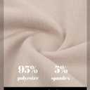 Resinta Girls Basic Long Sleeve Crew Neck Top Kids Layering Tees Casual Soft Solid Pullover T-Shirts 2-14 Years (Beige)