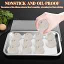 Ciieeo Silicone Steamer Pad 10-Pack Nonstick Mesh Liner 15.7X11.8 Inch Heat-Resistant Reusable Steamer Mat for Oven Microwave Dehydrator Cooking