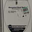 KOHLER 20110-0 Brevia, Slow Close Toilet Seat, Elongated Toilet Seat, Grip-Tight Bumpers Quick-Attach Hardware, White