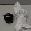 VELENTI Sheep Toilet Roll Holder, Free Standing Bathroom Set, 3D Printed, Funny Hilarious Black Sheep Loo Roll Holder, Tissue Paper Storage, Cute Bathroom Decor, X3, Set of 3