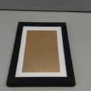upsimples 5x7 Picture Frame, Display Pictures 4x6 with Mat or 5 x 7 Without, Wall Hanging Photo Frames, Black, 1 Pack