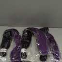 1b Purple Pre Stretched Braiding Hair Purple Ombre Braiding Hair Pre Stretched Synthetic Hair Extensions for Braiding Box Braids Yaki Knotless Hypoallergenic Prestretched Braiding Hair 26 Inch