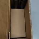 Decopolitan 1" Cage Side Curtain Rod Pair, 12 to 20 Inches, Black