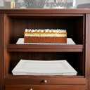 10 Sets 19x14x4in Rectangle Cake Boxes with Boards, White Large Bakery Boxes with Window for Quarter Sheet Cakes Donuts Cupcakes Pie Package