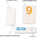 NOLIE 106 Tiles Rummy Cube Game Set with Aluminum Case and 4 Anti-Skid Durable Trays for 2-4 Players