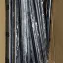 Room Divider No Drilling Curtain Rod Wall Divider for Room Separation, 4-10ft(H) 28-114inch(W) Adjustable, Heavy Duty Partition Space Separator Freestanding Tension Curtain Stand, Black