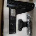 Adjustable Trailer Hitch -Drop Hitch-Tow Hitch with 2.5 inch Receiver-6inch Drop/Rise, 2" & 2-5/16" Ball Hitches for Trucks, 22,000 LBS GTW, Trailer Hitches with Anti-Theft Pin, Black…