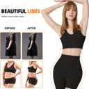 Corlap Shapewear for Women Tummy Control, High Waisted Body Shaper Shorts Under Dress Lifting Thigh Slimmer Shapewear (Medium, High Waist-black-2 Pack)