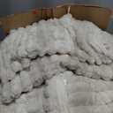 Bedsure Fluffy Comforter Set King Size - Super Soft Faux Fur Bed Set Linen, All Seasons Warm Plush Fleece Bedding, 3 Pieces, 1 Shaggy Fuzzy King Comforter with 2 Pillowcases