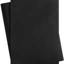 Ucanpack 100 Pcs Corrugated Cardboard Colored Sheets, Made In USA Flat Cardboard Sheet For Inserts, Black 3 mm Thick Sheet For Craft, DIY, Shipping, 5x7 Inches" Dividers & Mailing (B Flute)